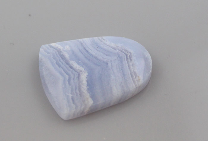 Hand Cut Blue lace Agate cabochon