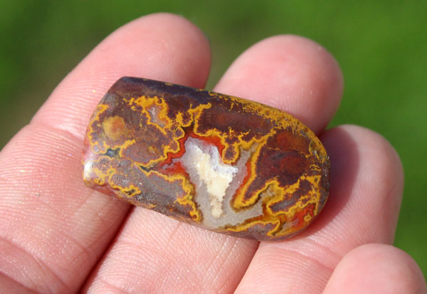 Moroccan Seam agate Cabochon 