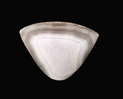 Pale Purple banded laguna Agate