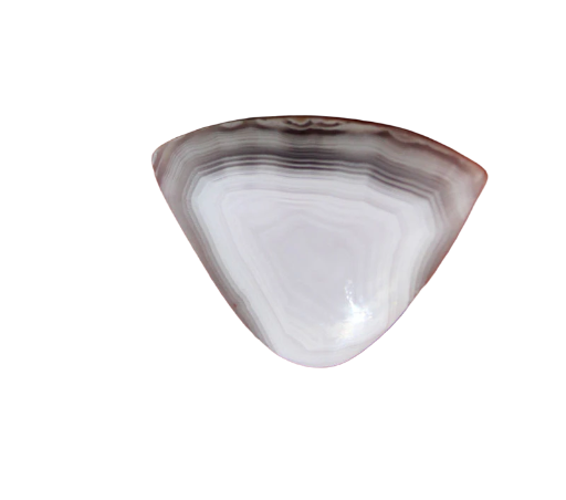 Pale Purple banded laguna Agate