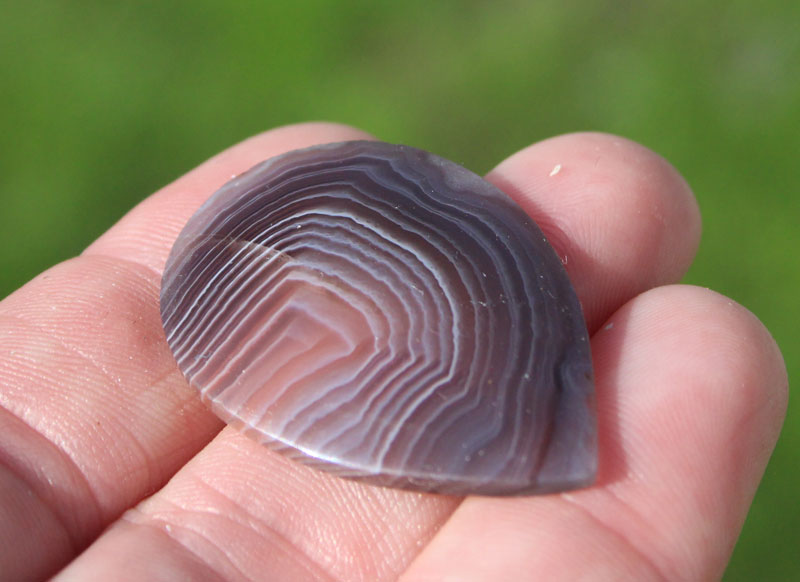 Hand cut Botswanna Agate Cabochon 