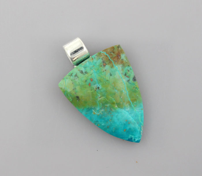 Small Silver Tube bail for cabochons