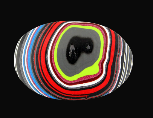 Hand Cut Pink and Lime Jeep Fordite 