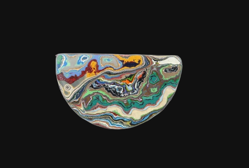 Graffiti Fordite Cabochon