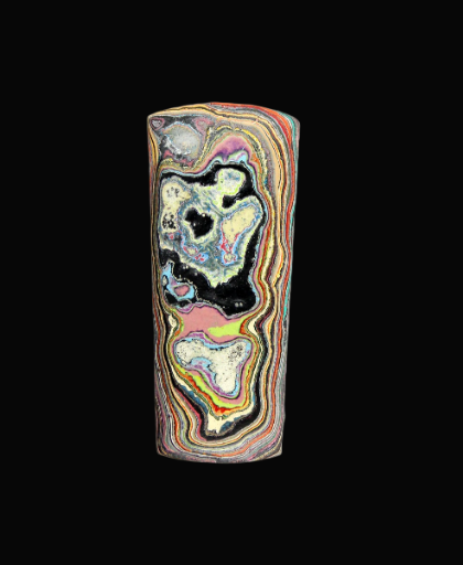 Graffiti Fordite Cabochon