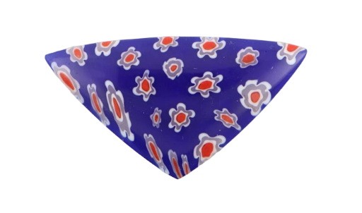 Hand Cut Milliflori glass Cabochon 