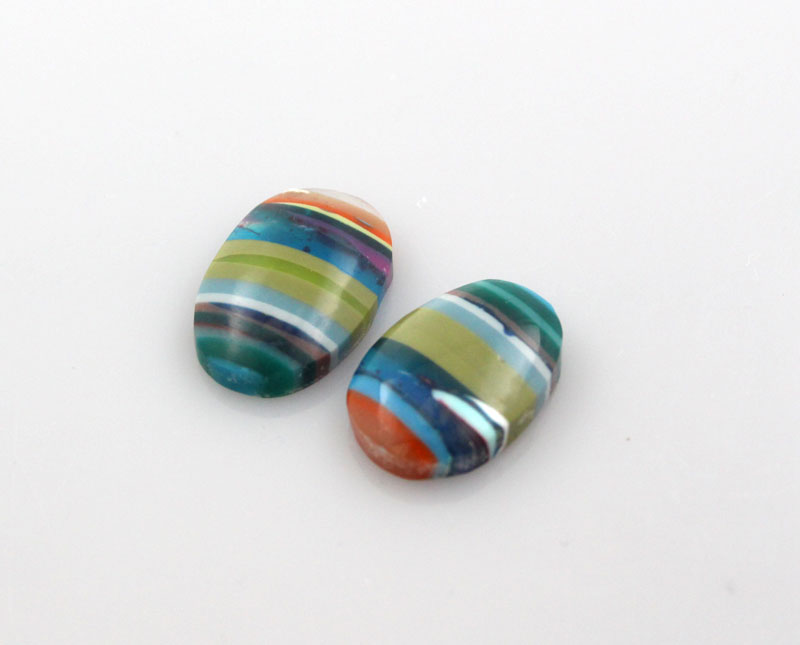 Surfite matched pair of cabochons