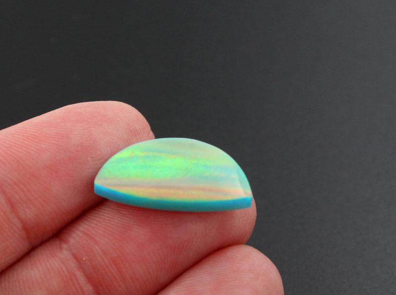 Aurora Opal cabochon