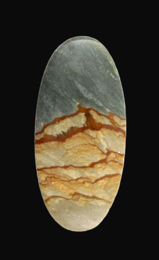 Hand cut Cripple Creek Jasper Cabochon 