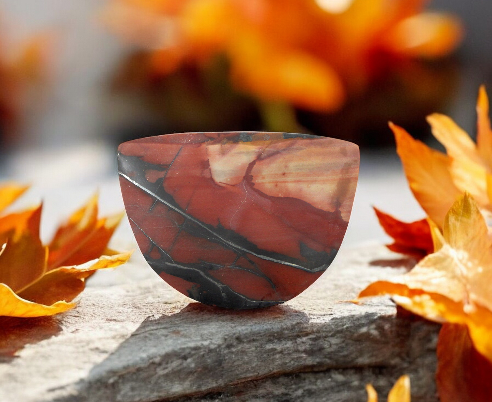 Indian Paint Stone cabochon
