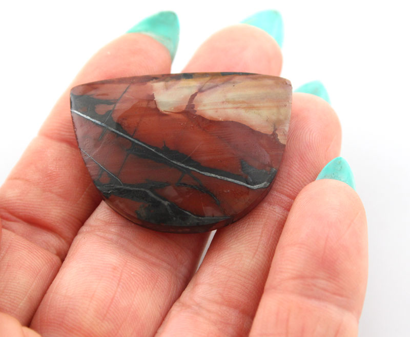 Indian Paint Stone cabochon