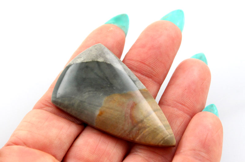 Large Misty Mountain Jasper cabochon