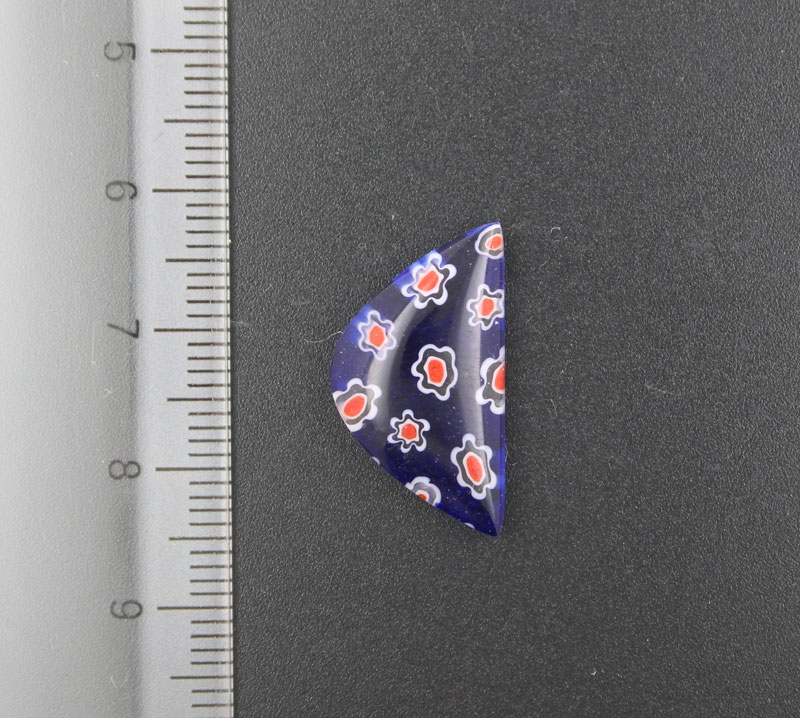 Millefiori Glass  Cabochon