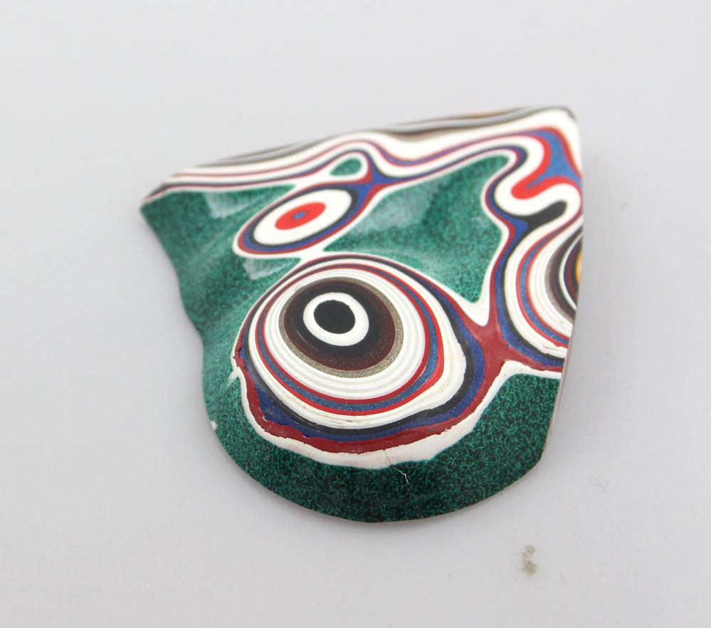 Sculpted hand cut Kenworth Fordite