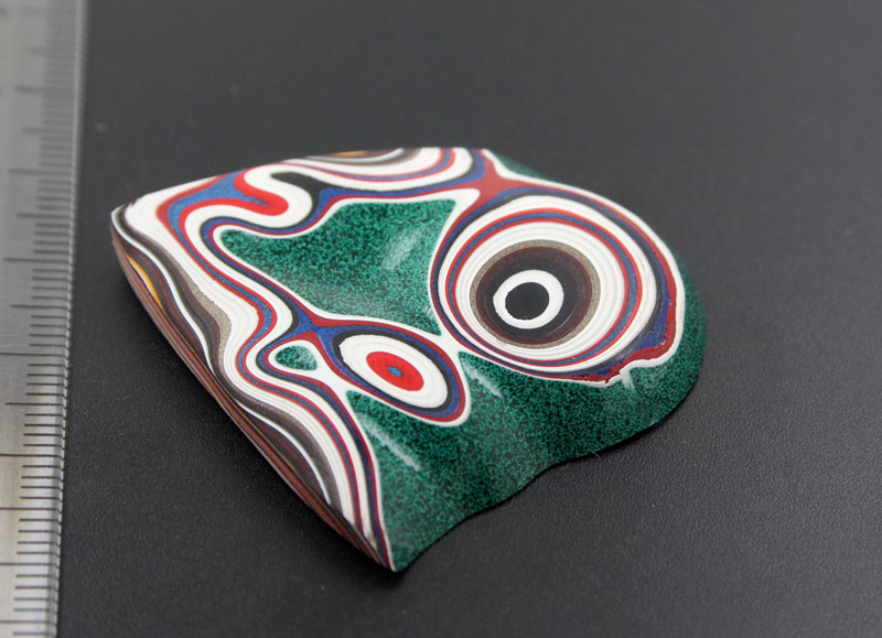 Sculpted hand cut Kenworth Fordite