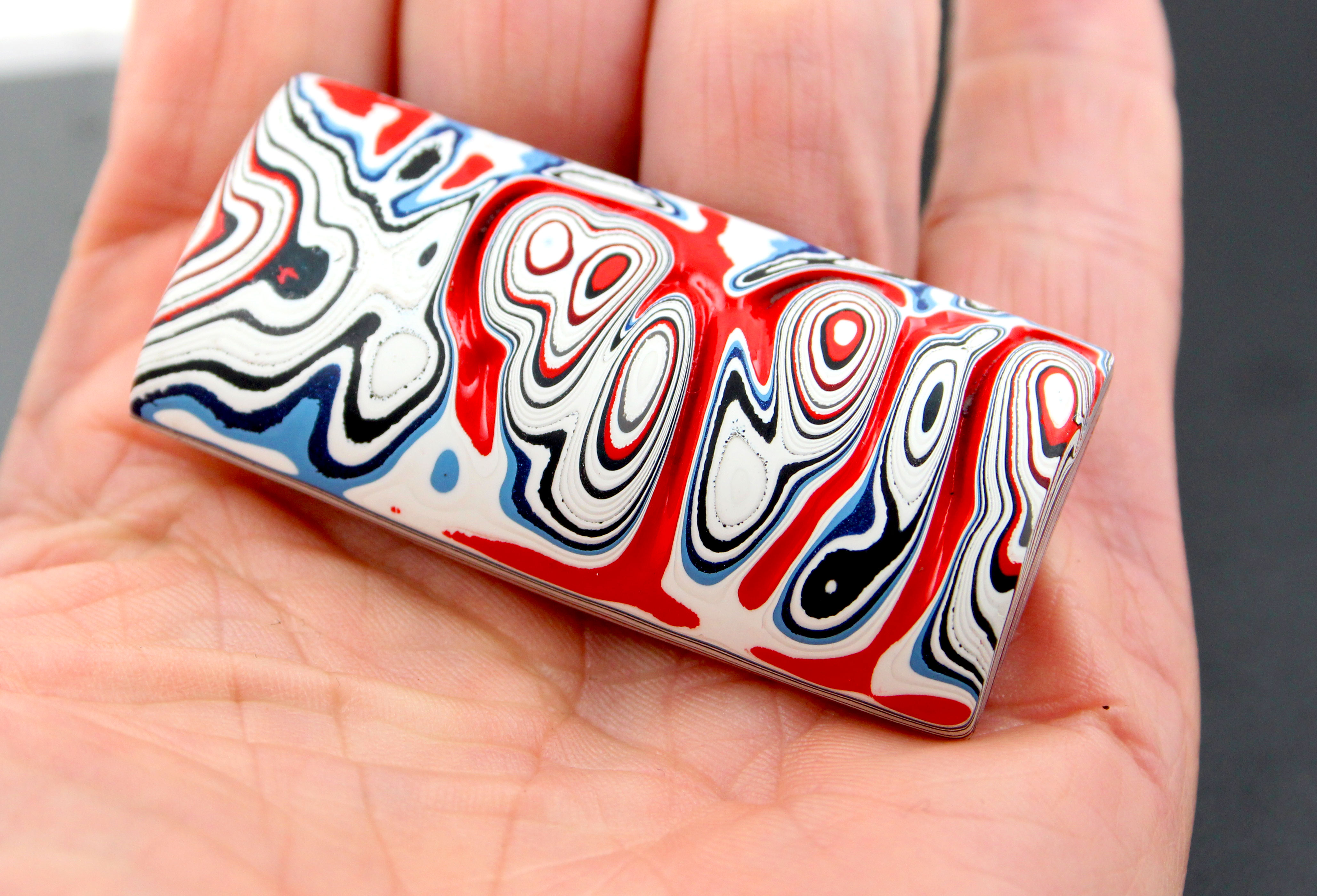 Sculpted hand cut Kenworth Fordite