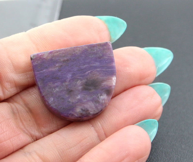Hand Cut Charoite Cabochon 