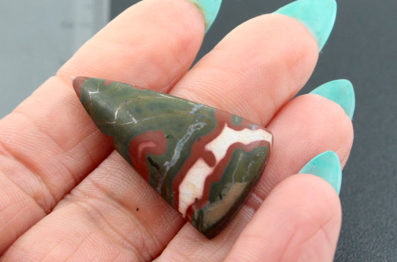 Hand Cut Blanket Jasper Cabochon 