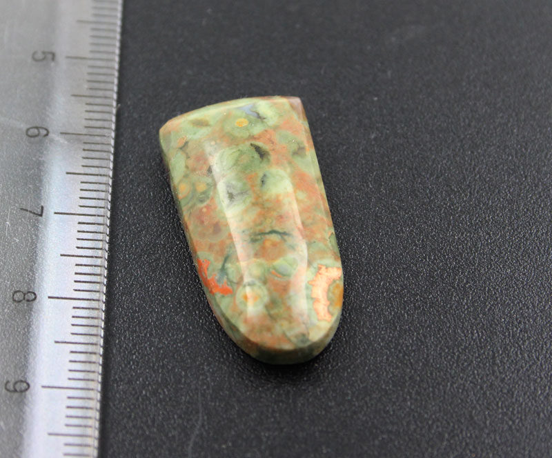 Hand Cut Rainforest Jasper Cabochon 