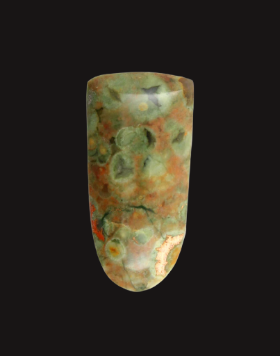 Hand Cut Rainforest Jasper Cabochon 