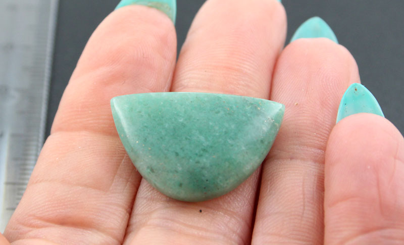 Hand cut Aventurine Cabochon