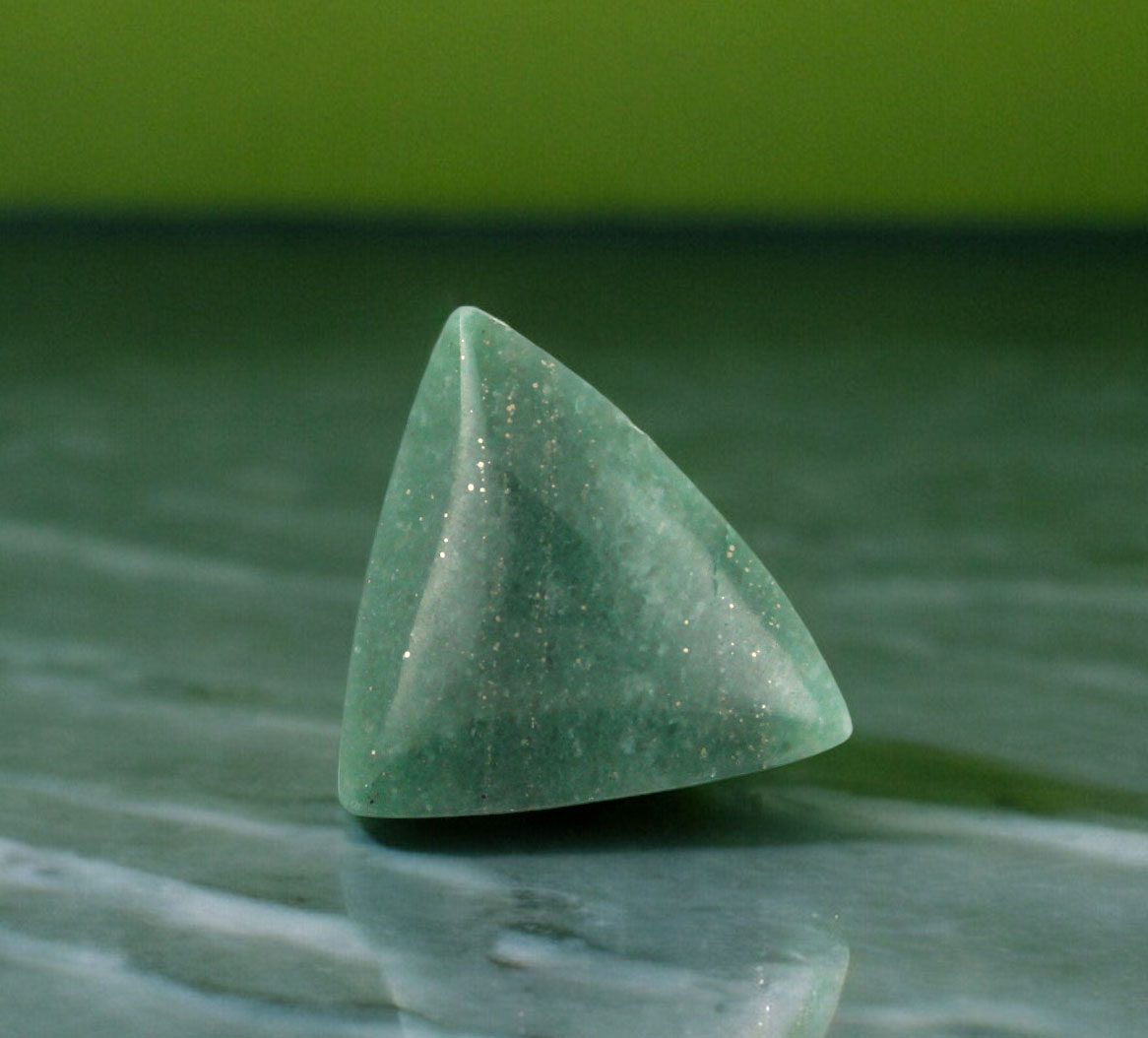 Hand cut Aventurine Cabochon