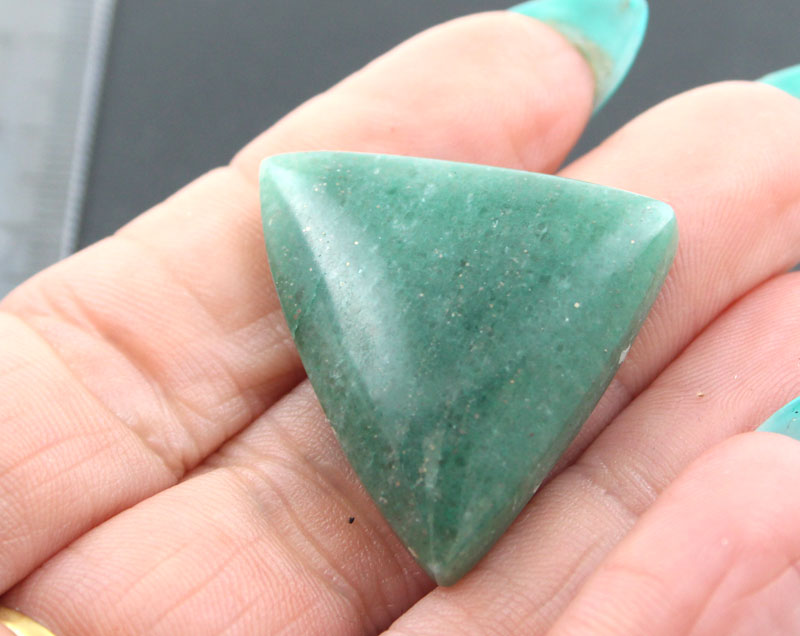 Hand cut Aventurine Cabochon