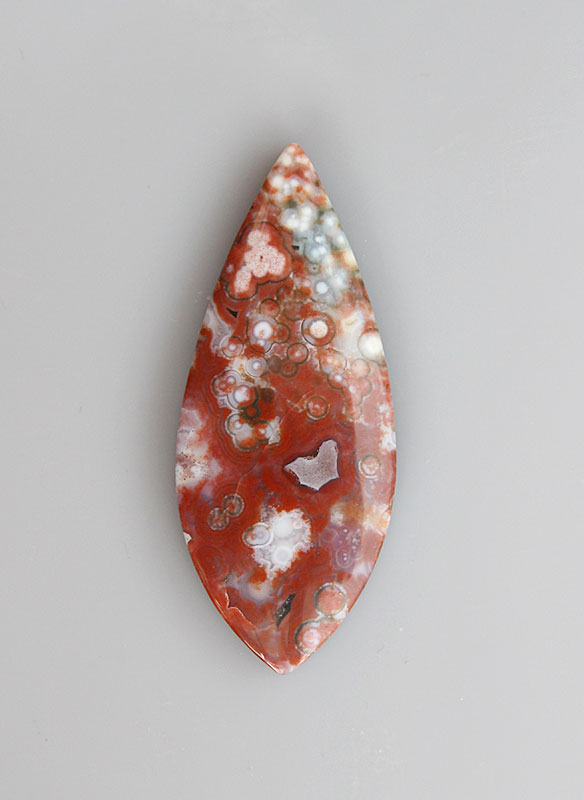 Hand cut Rare Red Ocean Jasper 