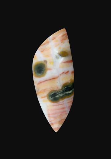 Hand cut Rare Ocean Jasper 