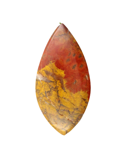 Large Morgan Hill Poppy Jasper cabochon 