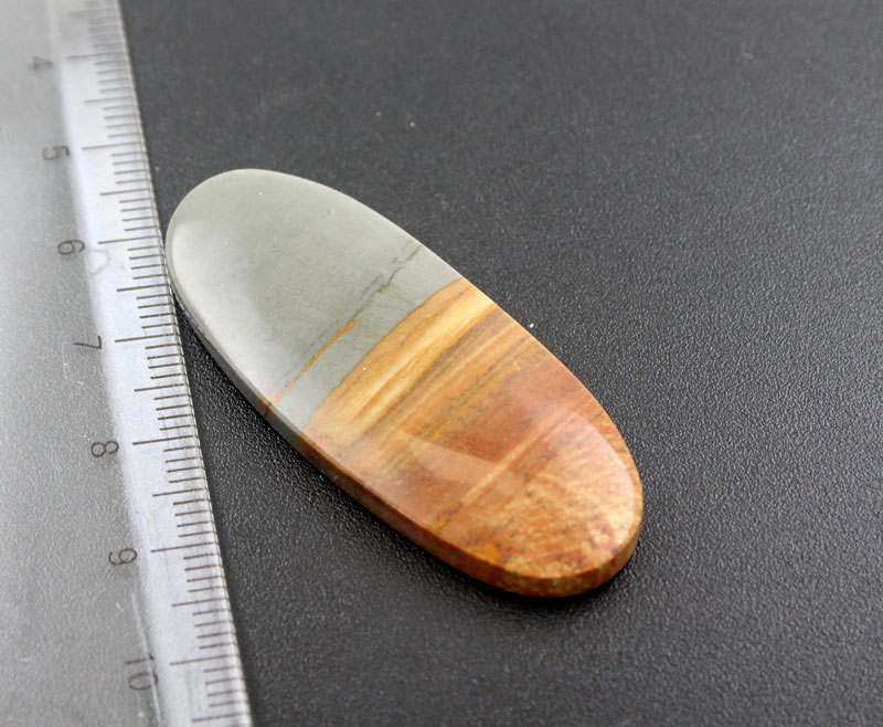 Hand cut Spring Mountain Jasper Cabochon 