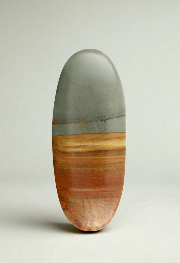 Hand cut Spring Mountain Jasper Cabochon 