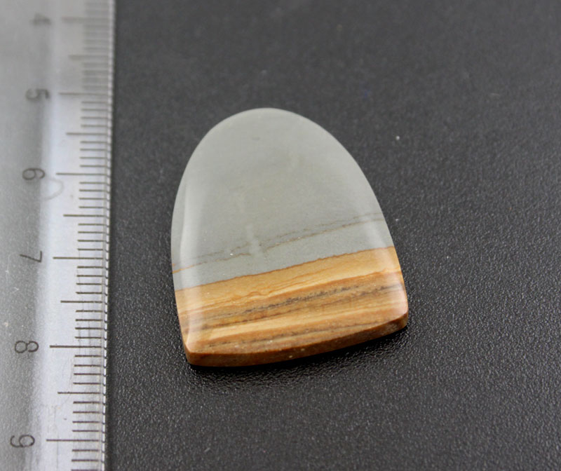 Hand cut Spring Mountain Jasper Cabochon 