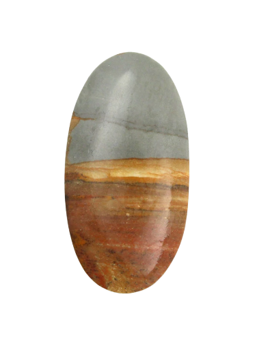 Hand cut Spring Mountain Jasper Cabochon 