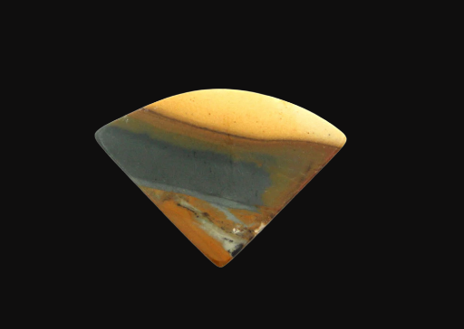 Hand cut Owhyee Jasper cabochon 