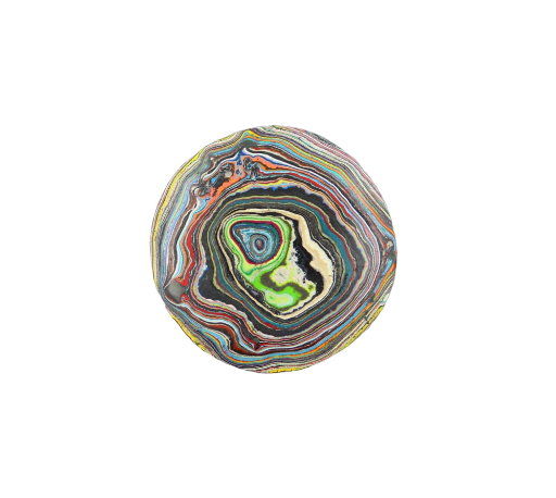 Graffiti Fordite Cabochon