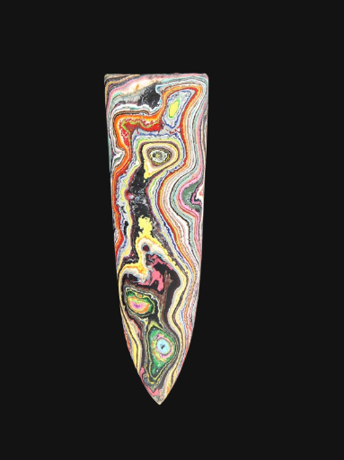 Graffiti Fordite Cabochon