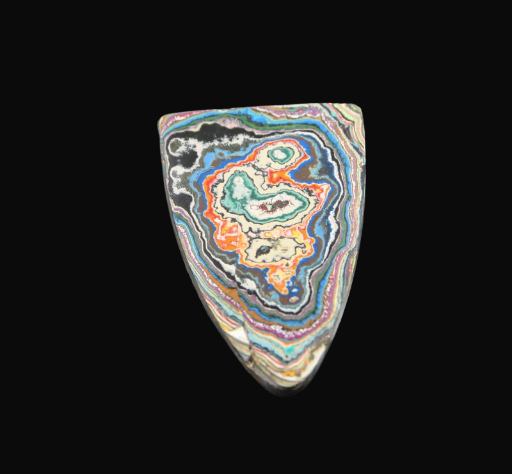 Graffiti Fordite Cabochon