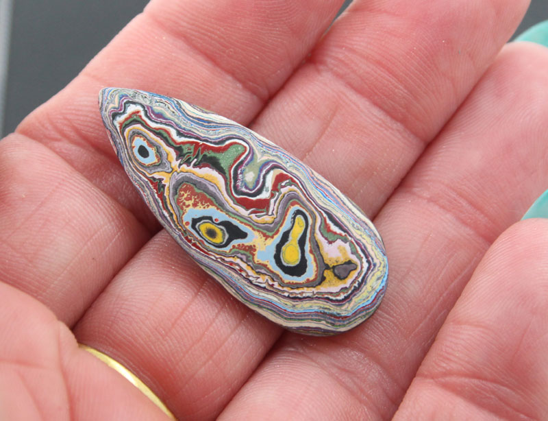 Graffiti Fordite Cabochon
