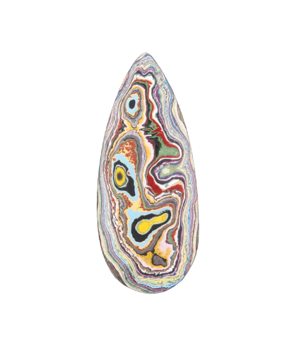 Graffiti Fordite Cabochon