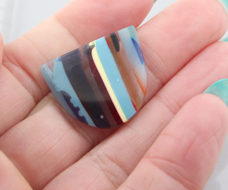 Californian Hand Cut Surfite Cabochon 