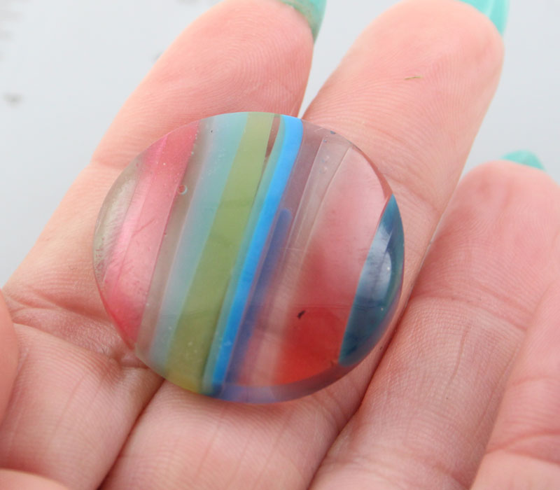 Californian Hand Cut Surfite Cabochon 