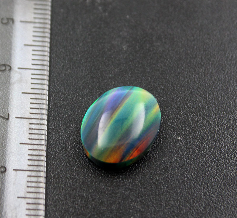 Aurora Opal cabochon