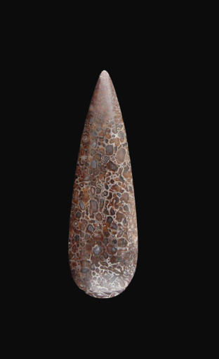 Hand cut Dinosaur Bone cabochon