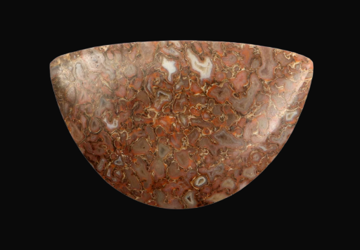 Hand cut Dinosaur Bone cabochon