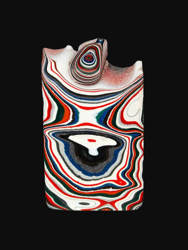 Sculpted hand cut Kenworth Fordite