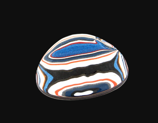 Hand cut Kenworth Fordite  Cabochon 