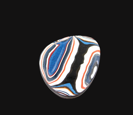 Hand cut Kenworth Fordite  Cabochon 