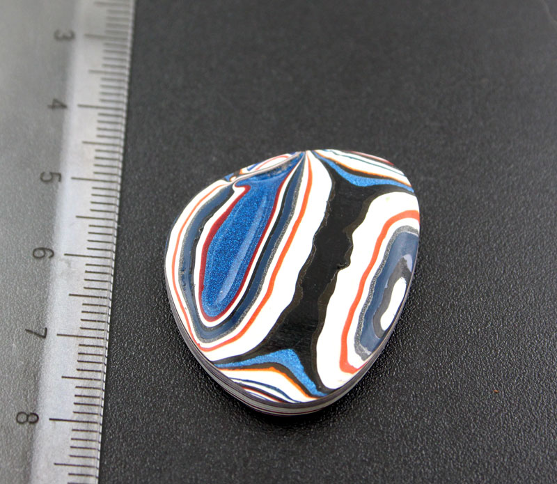 Hand cut Kenworth Fordite  Cabochon 