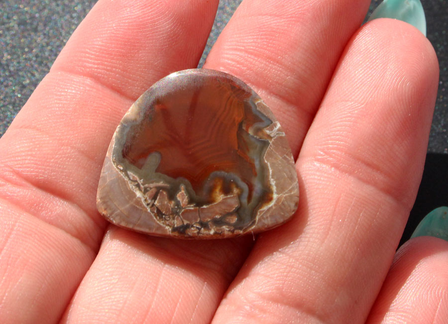 Rare Baker Agate cabochon